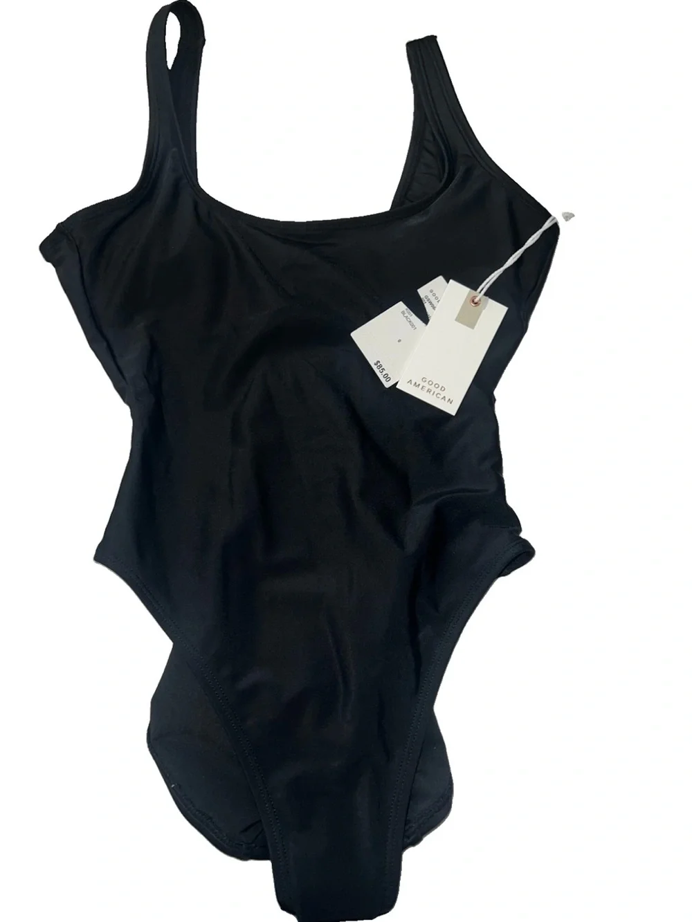 NWT New Good American Women's Modern Tank One-Piece Swimsuit Sz 0